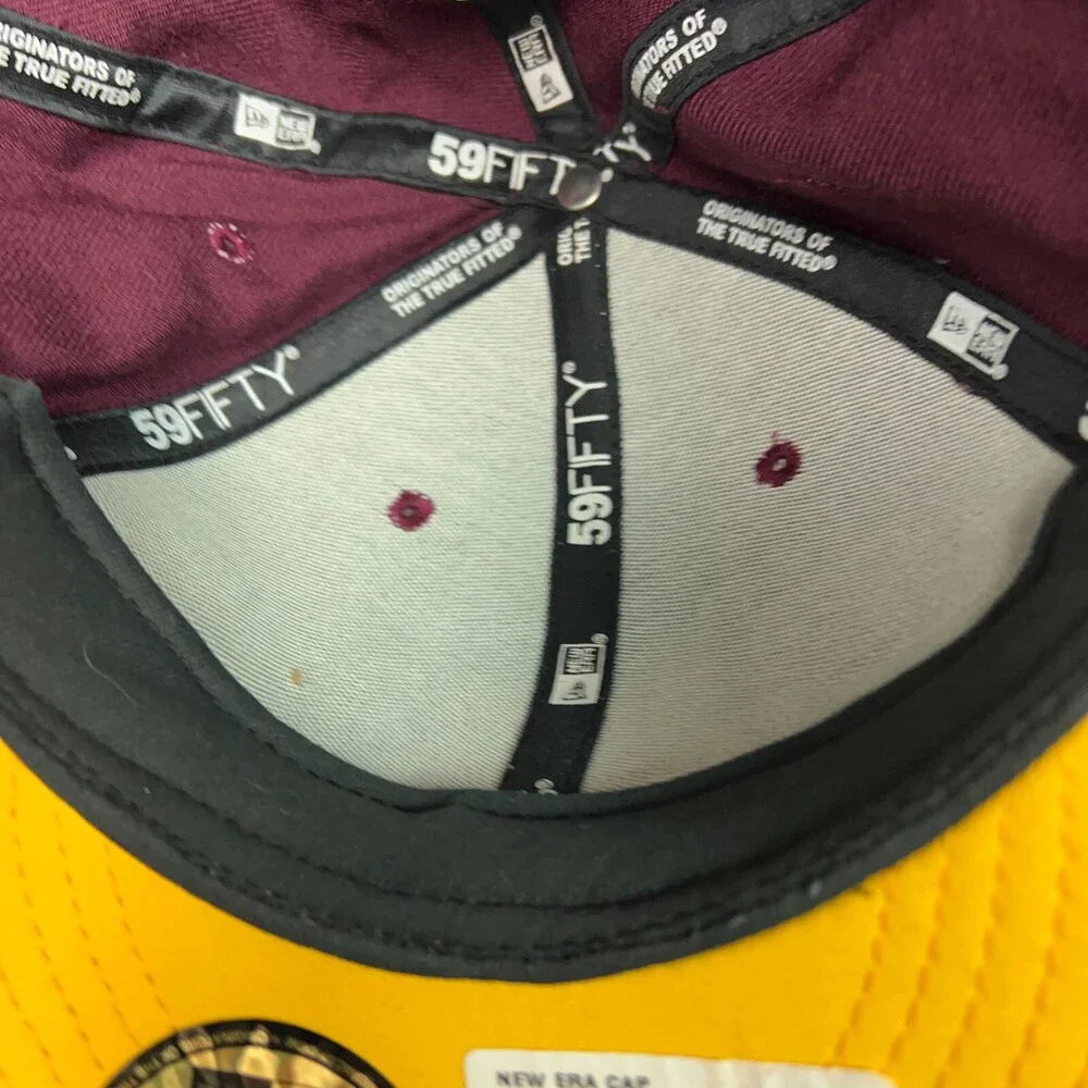 Minnesota Gophers Mens Hat 7 1/8 Fitted Maroon Gold Embroidered Cap Wool 59Fifty